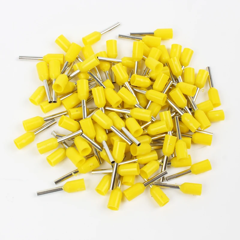 Dianqi E7508 100 Stks/pak Buis Isolerende Geïsoleerde Terminals 0.75MM2 Kabel Draad Connector Isolerende Crimp Terminal Connector E-