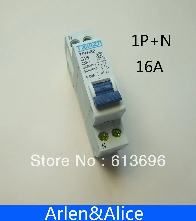 DPN 1P+N 16A Mini Circuit breaker MCB