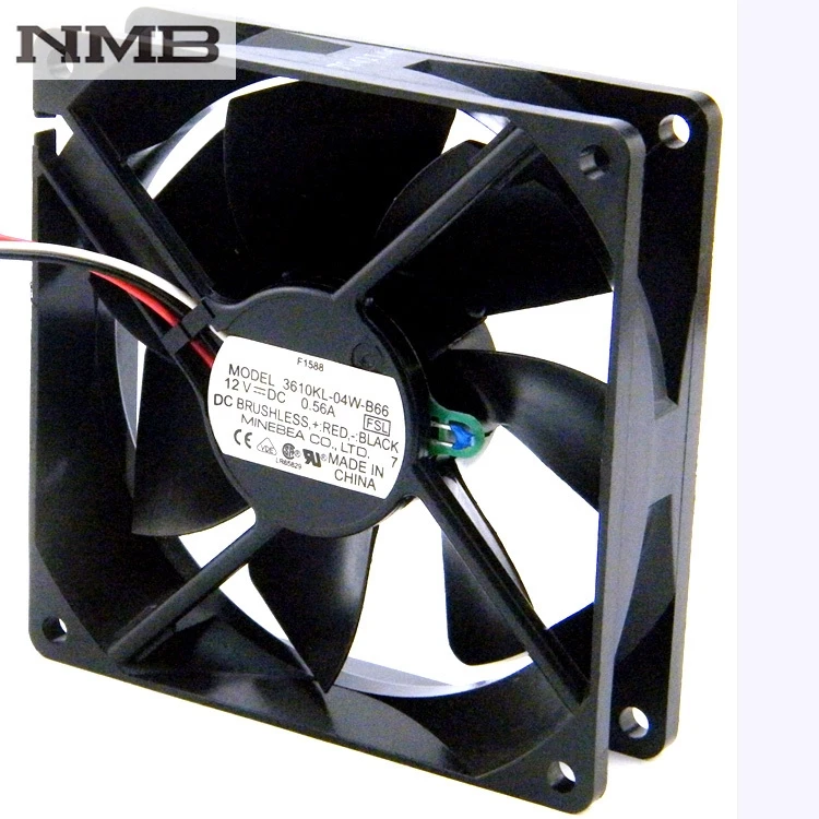 

For NMB 3610KL-04W-B66 9025 0.56A 9CM computer pc cpu 90mm chassis cooling fans