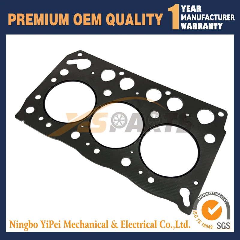 

3LB1 Head Gasket for Isuzu HITACHI EX55 IHI 16N 17N Mini-Excavator 8-97043-933-2 8-97043933-2 (Graphite)