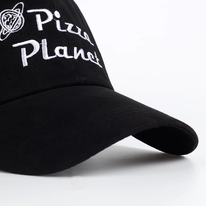 Brand New Pizza Planet Hat Baseball Cap Embroidery Dad Hat Summer Sun Pizza Cotton Snapback Hip Hop Sport Cap pokemon bone