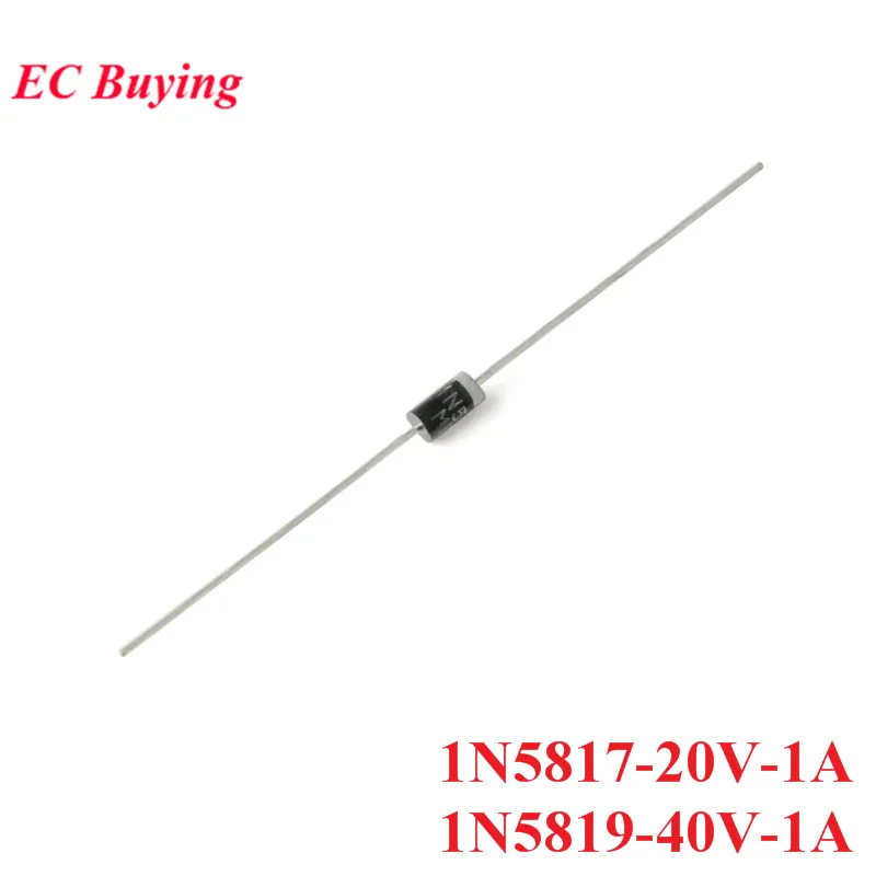 50PCS 1N5817 1N5819…