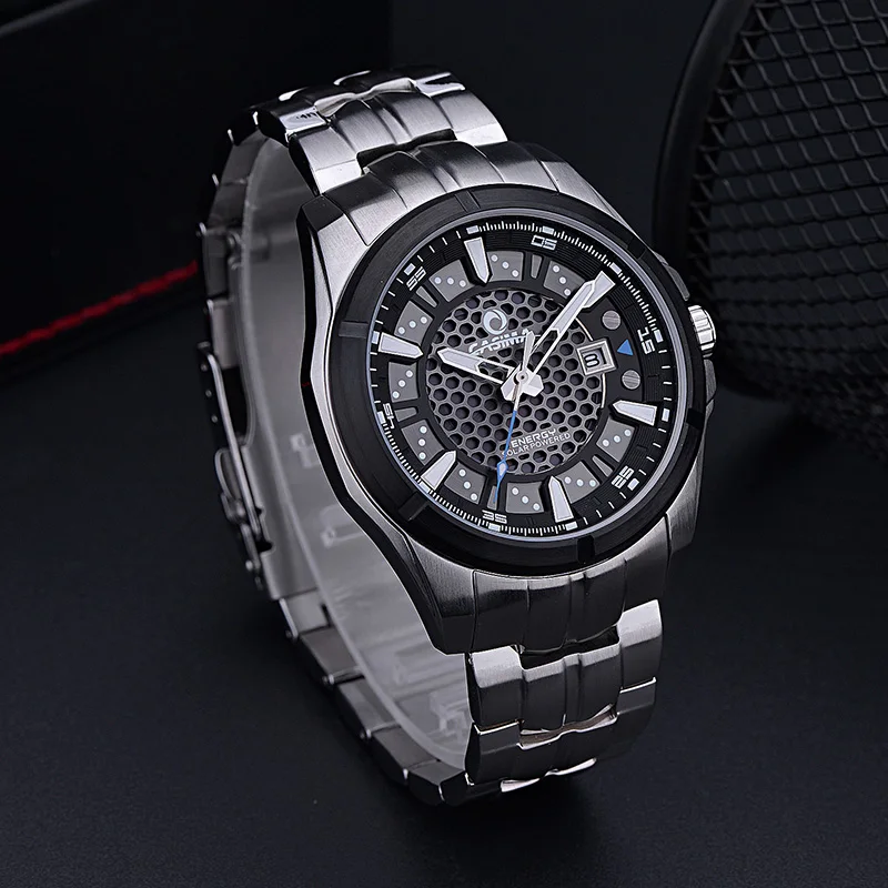 Relogio Masculino CASIMA Military Quartz Watch for Men Solar Energy Charge Sapphire Wristwatch Waterproof Clock Reloj Hombre