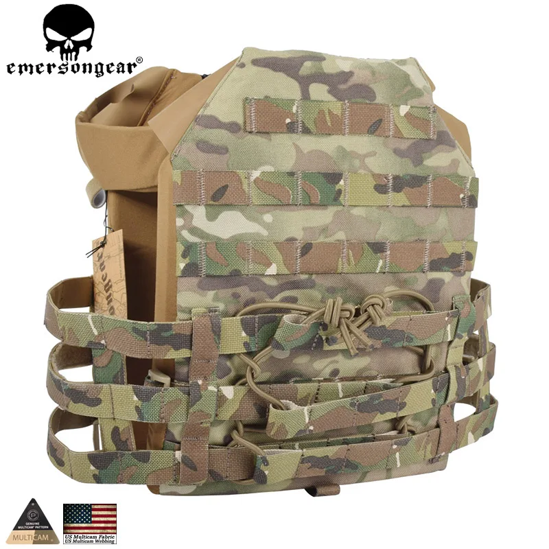 EMERSONGEAR Vest MOLLE JPC Vest Airsoft Paintball Molle Vest Chest Protective Plate Carrier Multi-camo Combat Vest EM7344