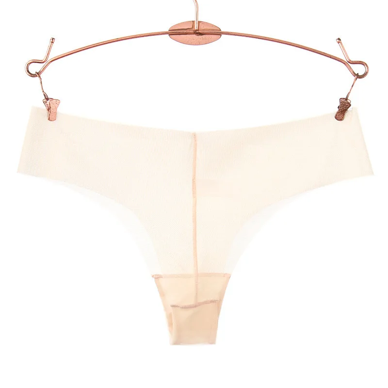 Sexy Ultrathin gauze  Lingerie Women Underwear Tanga Briefs Female Hollow Hipster Seamless Transparent Lace Panty 1pcs AC40
