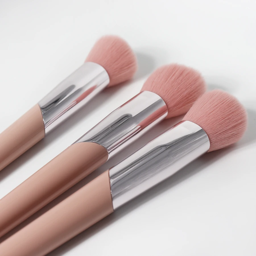 Fashion Fenty Style #117 Make up Brush Pink Soft Angled Cheek Blusher Makeup Brush Cosmetic Tool