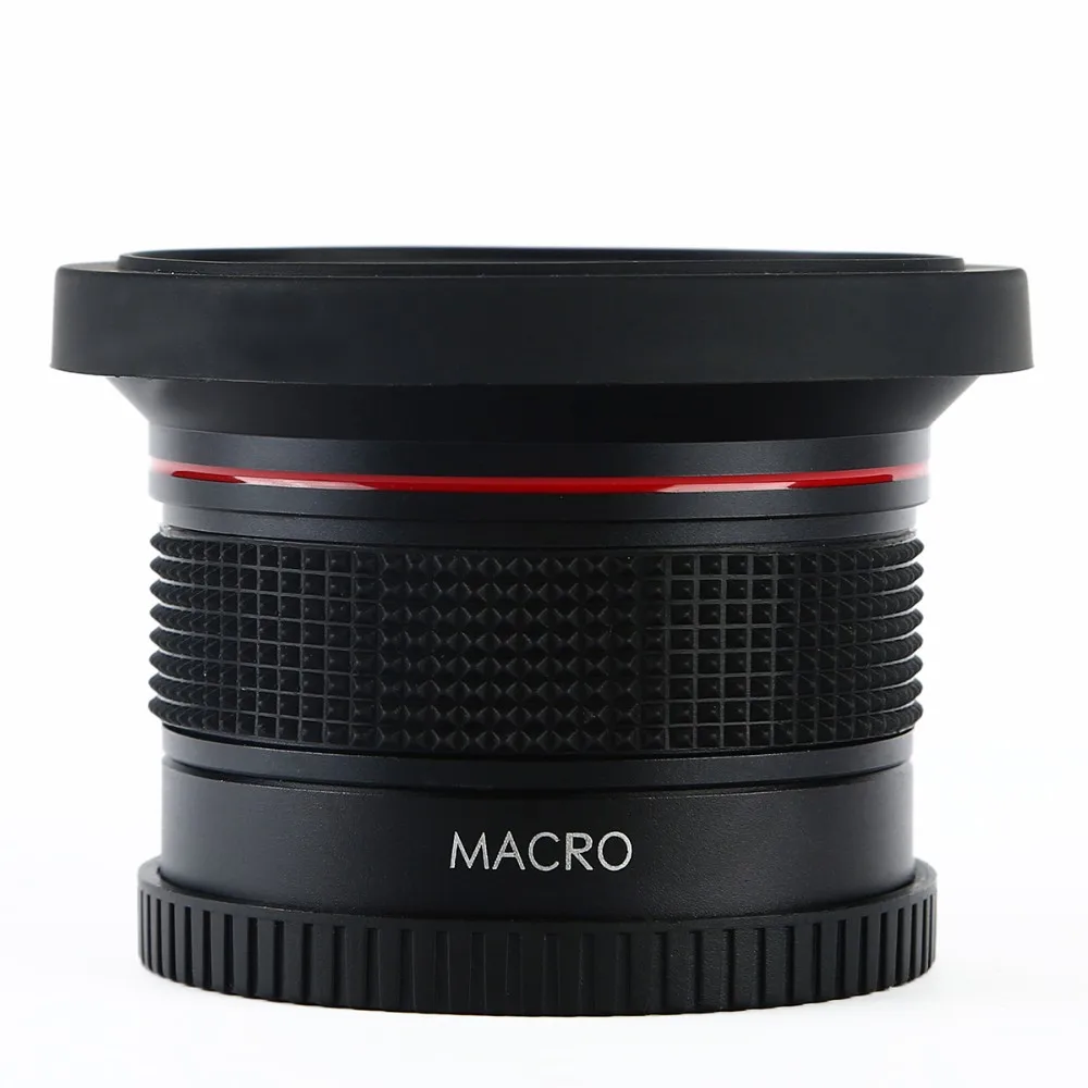 0.35x 58mm Fisheye Wide Angle Lens with Macro Lens 58 MM For Canon EOS 70D 60D 7D 6D 700D 650D 600D 550D 500D 1100D 18-55mm