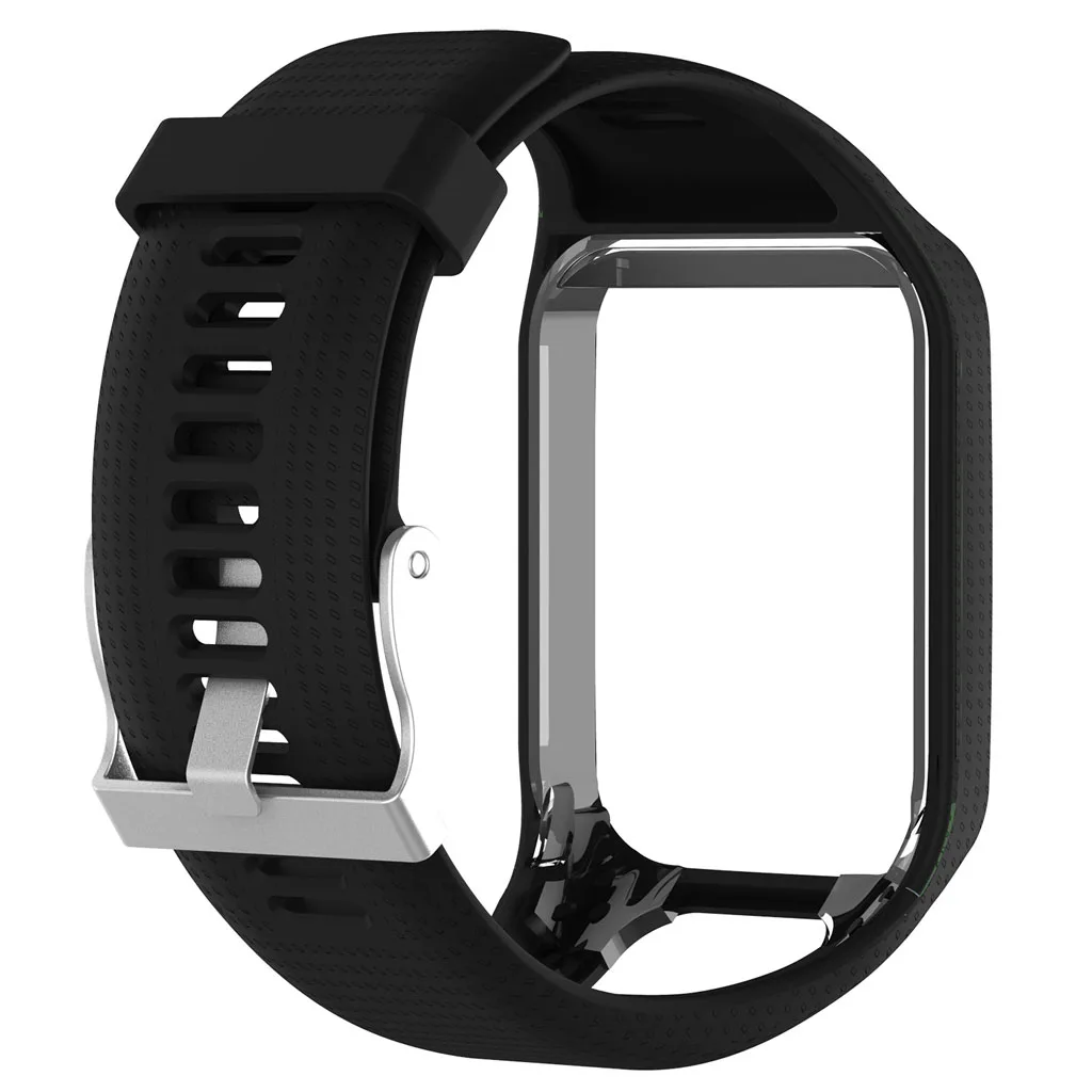 Silicone Replacement Wrist Band Strap For TomTom Runner 2 3 Spark 3 GPS Watch