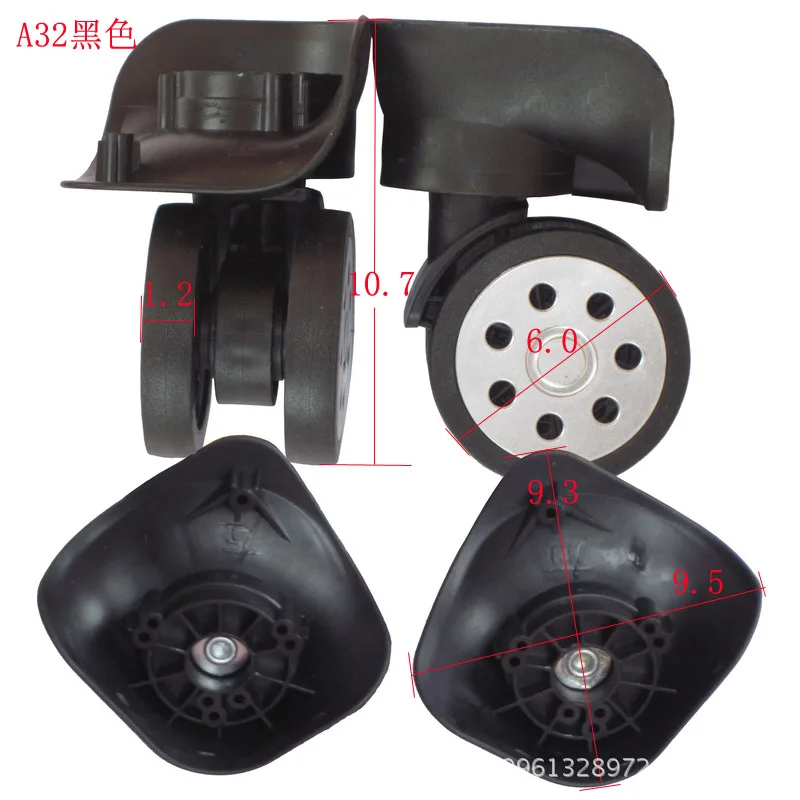 A32-WXL Replacement Luggage Wheels for Travel Suitcases Repair Hand Spinner Caster Parts Trolley  Rubber Accessories