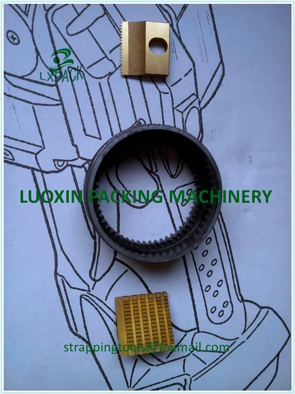 LX-PACK غطاء لحام التوتر غطاء لوحة القاطع الأسنان لوحة ل Signode ، Orgapack ، Cyklop و فروم