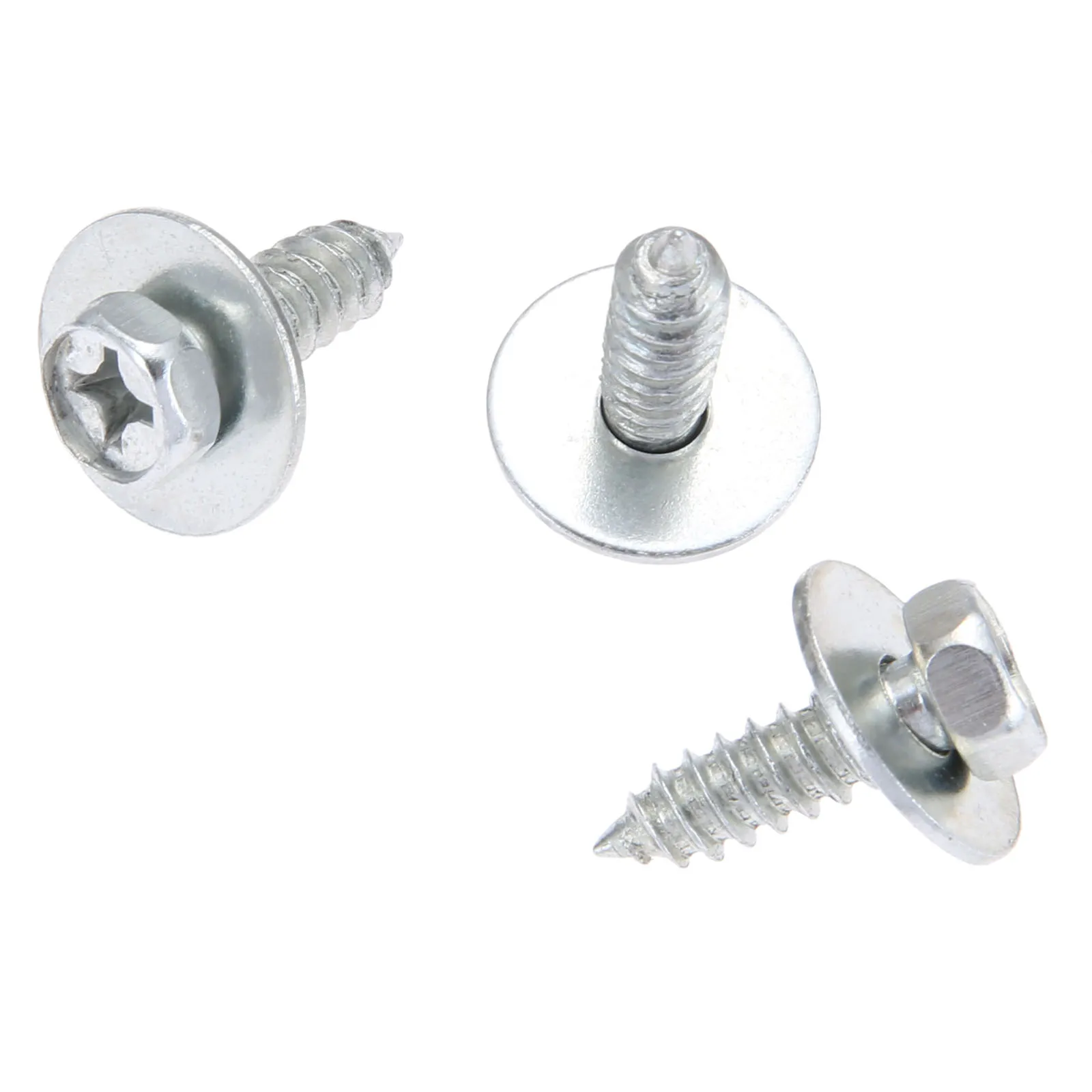 Yetaha 20Pcs Car Body Tapping Screw Rivet Interior Trim Panel Hex Bolts Universal Car Fender Fastener Rivets