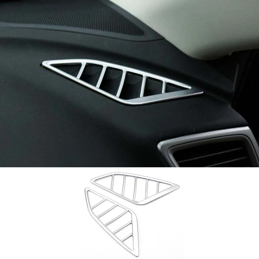 Fit For Mazda 3 Axela 2014-2018 Car Front Dashboard Air Vent Frame Cover Trim Interior Accessories Styling Stickers