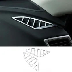 Fit For Mazda 3 Axela 2014-2018 Car Front Dashboard Air Vent Frame Cover Trim Interior Accessories Styling Stickers