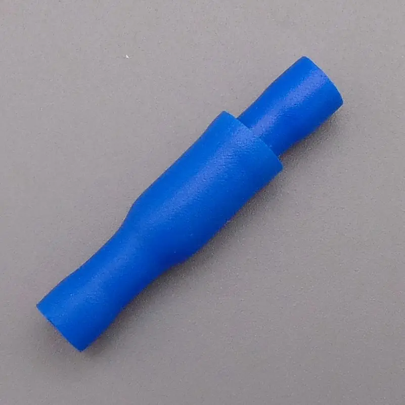 connector  100PCS Blue Bullet  Connector Insulated Crimp Terminals for Electrical & Audio Wiring