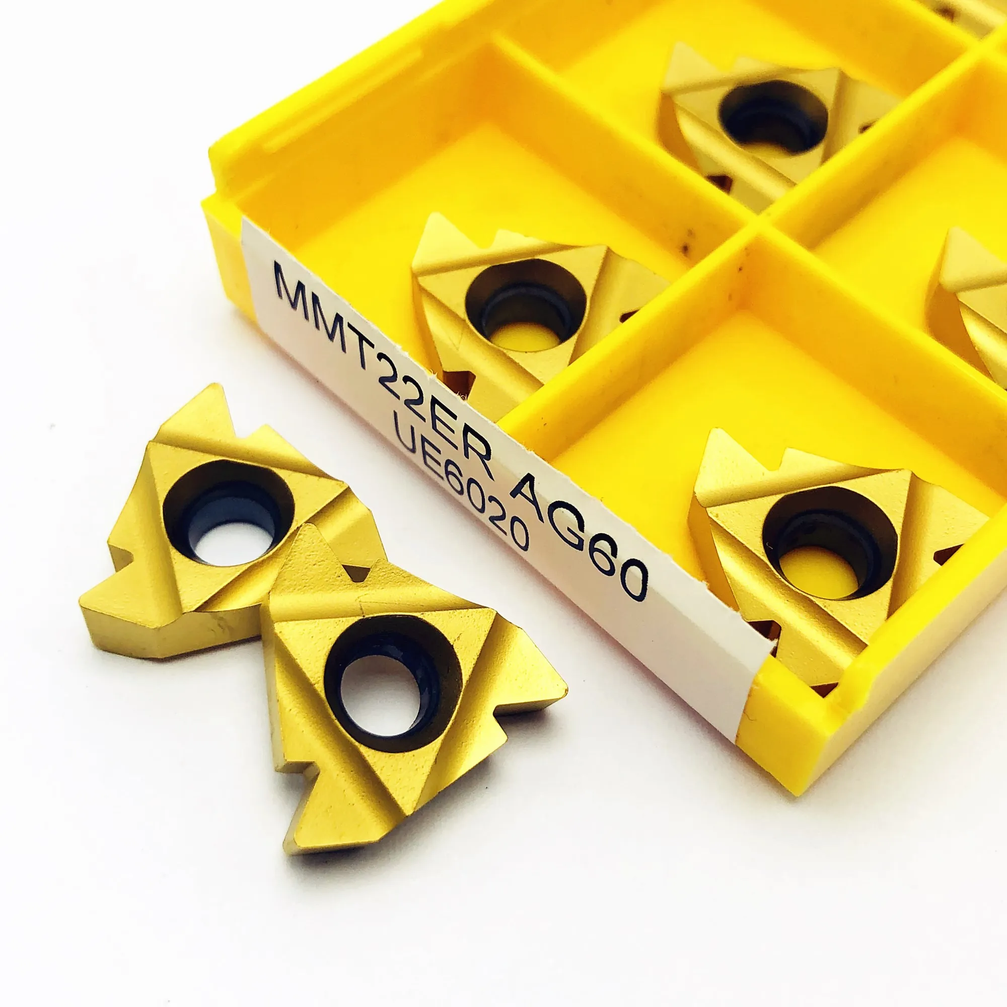 Carbide thread insert 22ER AG60 VP15TF / UE6020 / US735 metal turning tool CNC machine milling cutter right knife thread insert