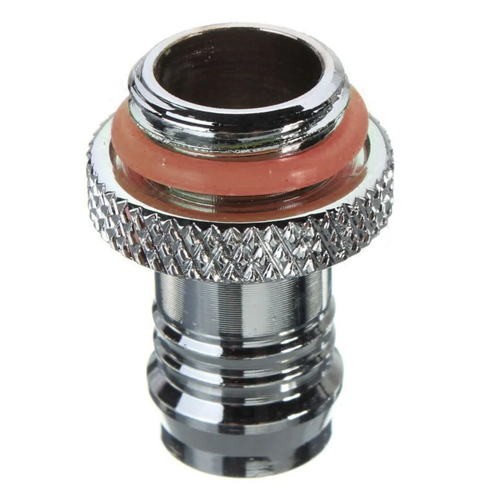 2018 Useful Barb Fitting Water Cooling Radiator for 3/8inch ID Turbing G1/4 Chromed DEL