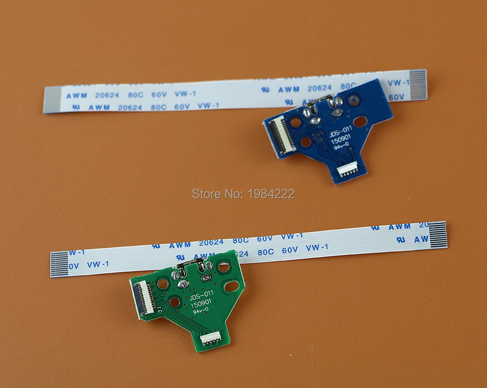 10 Buah = 5Set Kualitas Tinggi 12pin 14pin LED Daya/Pengisian PCB Papan dengan Kabel Pita Fleksibel untuk Pengendali PS4