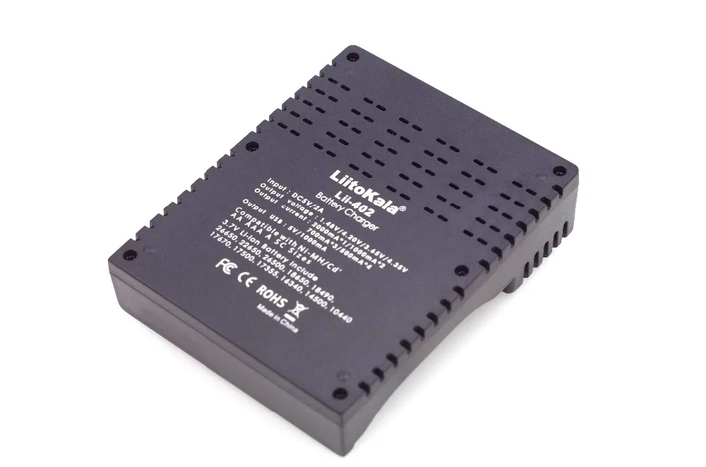 Зарядное устройство Liitokala Lii-402 18650, 1,2 в, 3,7 в, 3,2 в, 3,85 В, AA/AAA, 26650, 10440, 14500, 16340, 25500, умное зарядное устройство для никель-металлогидридных и литиевых аккумуляторов