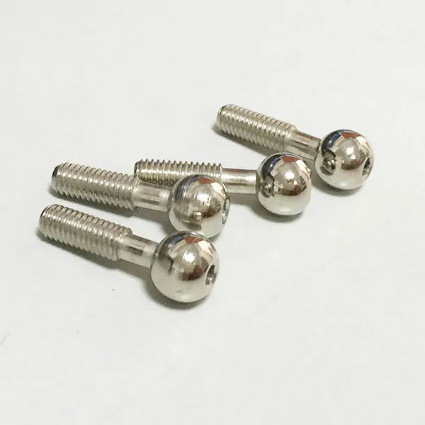 4pcs M5 steel ball head screw DIY model accessories for helicopter