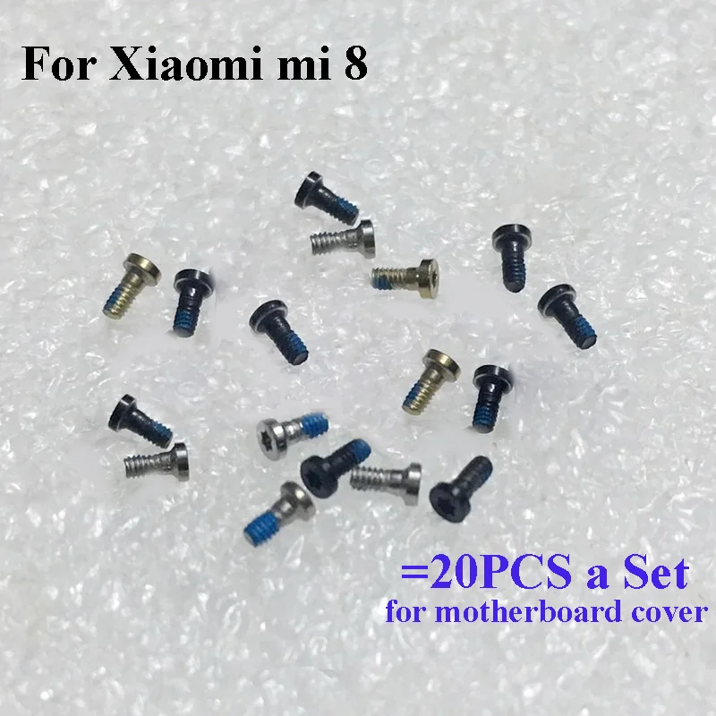 

20PCS a set Screw For Xiaomi Mi 8 Mi8 mainboard motherboard Cover Screws Repair Parts For Xiaomi Mi8 Xiao Mi 8