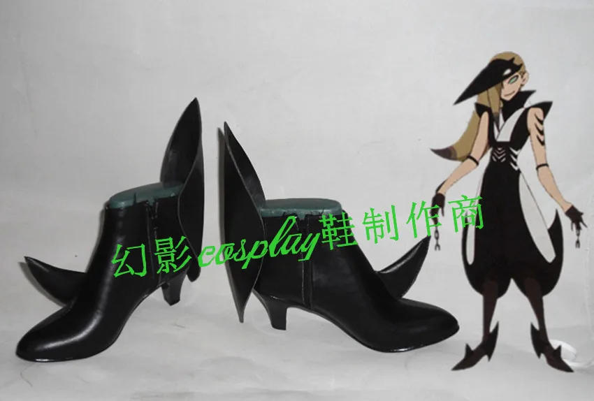 sword-story-–-chaussures-de-cosplay-noires-kuizame-maniwa-bottes-h016