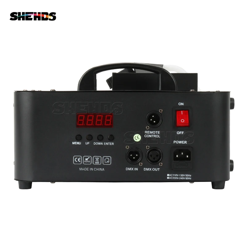 Imagem -02 - Shehds-led Color Smoke Fog Machine Fogger Equipamento Hazer dj Ktv Iluminação Palco Rgb 900w 1500w 3000w 24x9w