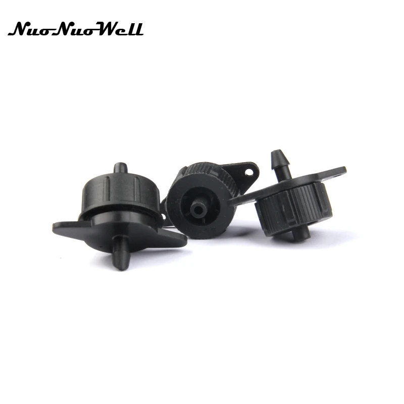 

Flow Dripper Interface Connector for Garden Pot, Drip Irrigation Watering, 4mm, 7mm, 2L/H, 4L/H, 8L/H, 100PCs