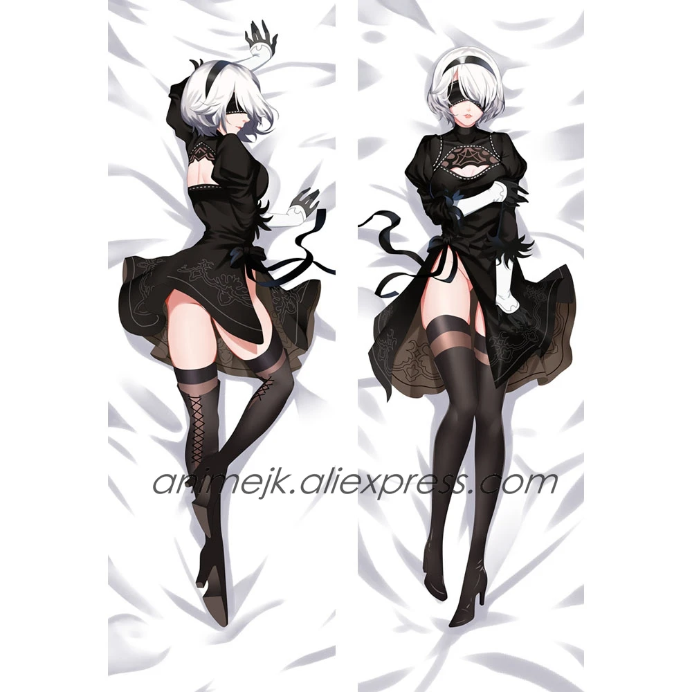 

Anime JK Game NieR:Automata YoRHa No. 2 Type B 2B Dakimakura Body Sexy Hug Pillowcase Home Bed Decor Pillow Cover Case