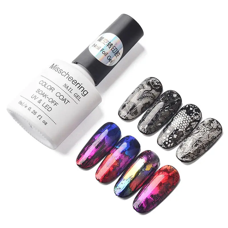 New 8ml Nail Art Foil Adhesive Glue Star Glue For Nail Foils Transfer Paper Glue Manicure Nail Art Tool 1 Bottle