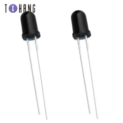 50/100PCS F3/F5 940nm Black DIFFUSED IR LED Infrared Receiving 3mm 5mm Light Receiving Diodes