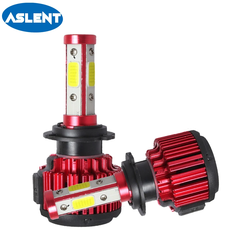 

ASLENT h7 LED H4 H11 H8 H9 Car headlight bulbs turbo led For Auot Light HB3 9005 HB4 9006 9004 9007 H13 100W 12000lm 6500k 12V