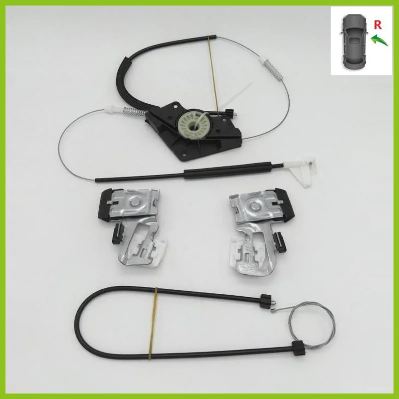 Front Right Side For Skoda Octavia A4 MK1 1997 1998 1999 2000 2001 2002 2003 2004 2005 2006 -2011 Window Regulator Repair Kit