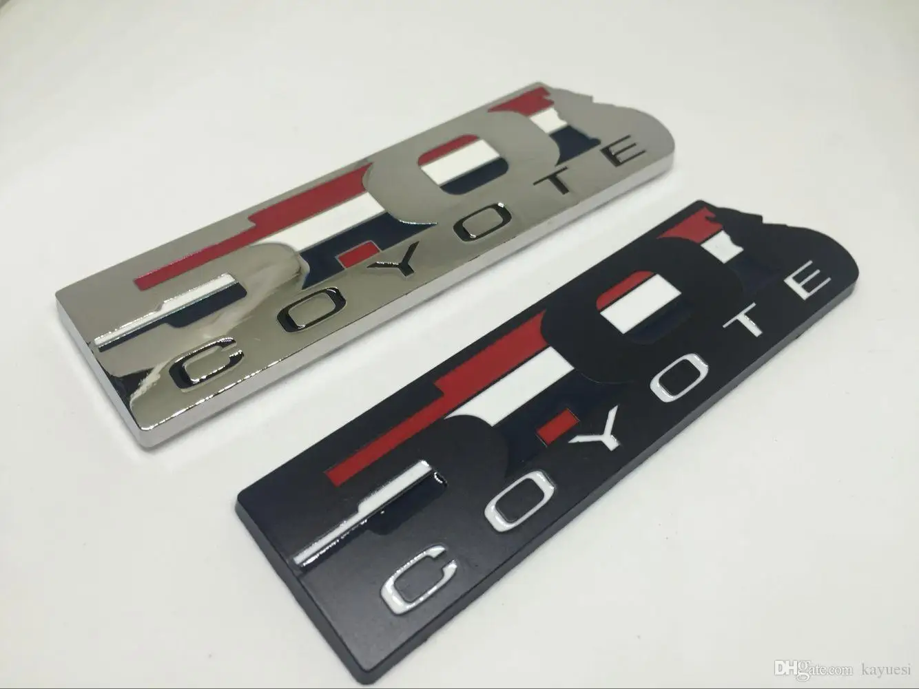

5.0 COYOTE Self-Adhesive Car emblem Side Stripe basdge Boss F-150 Falcon GT XR8 Auto Tail Tailgate Stickers Car Styling
