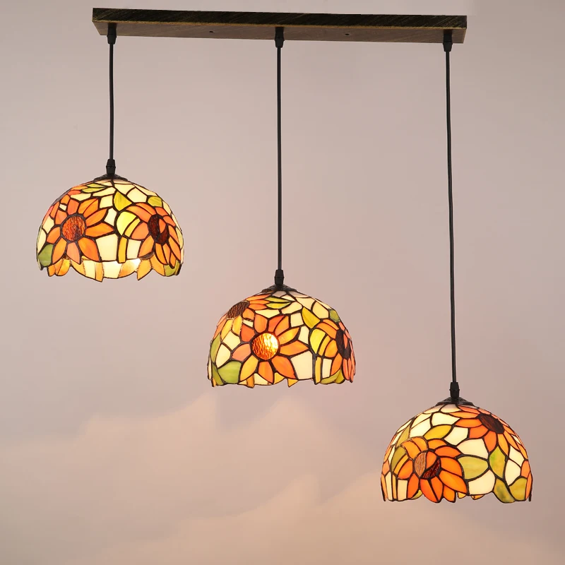 lamp factory whole Pendant Lights Mediterranean Restaurant light 3 head sun flower decorative lamp porch lamp corridor DF116