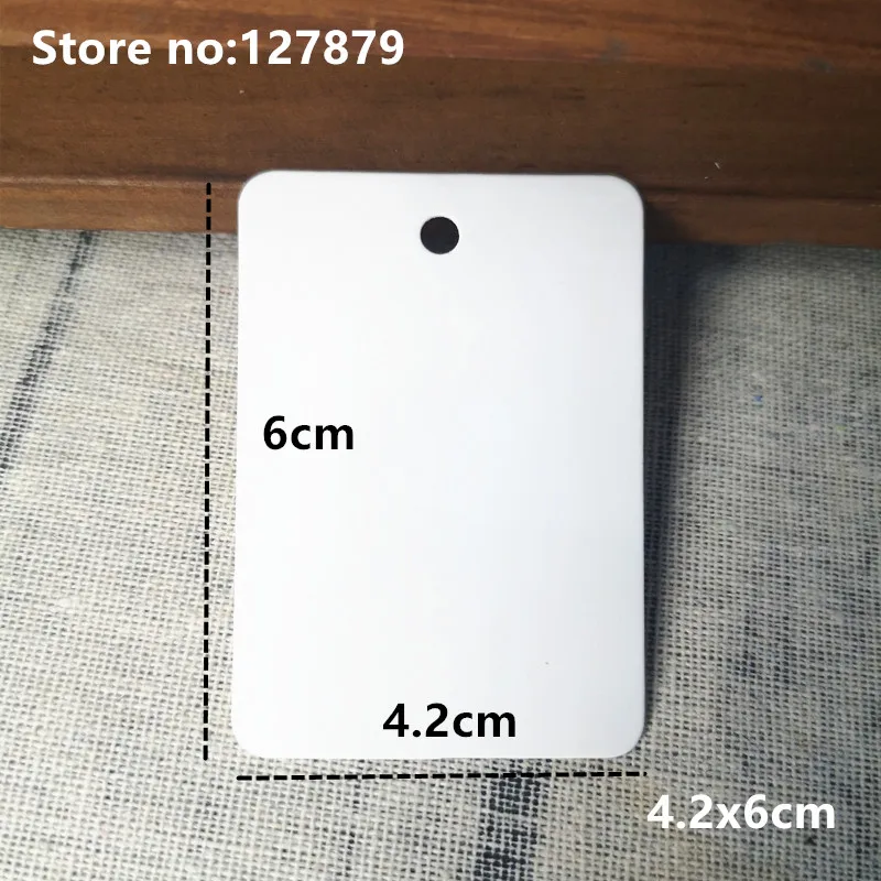 100PCS Multi Sizes Kraft Paper Labels DIY Crafts Packaging Blank Hang Tag Gift Wedding/Birthday Party Candy Boxes Price Tags view 4