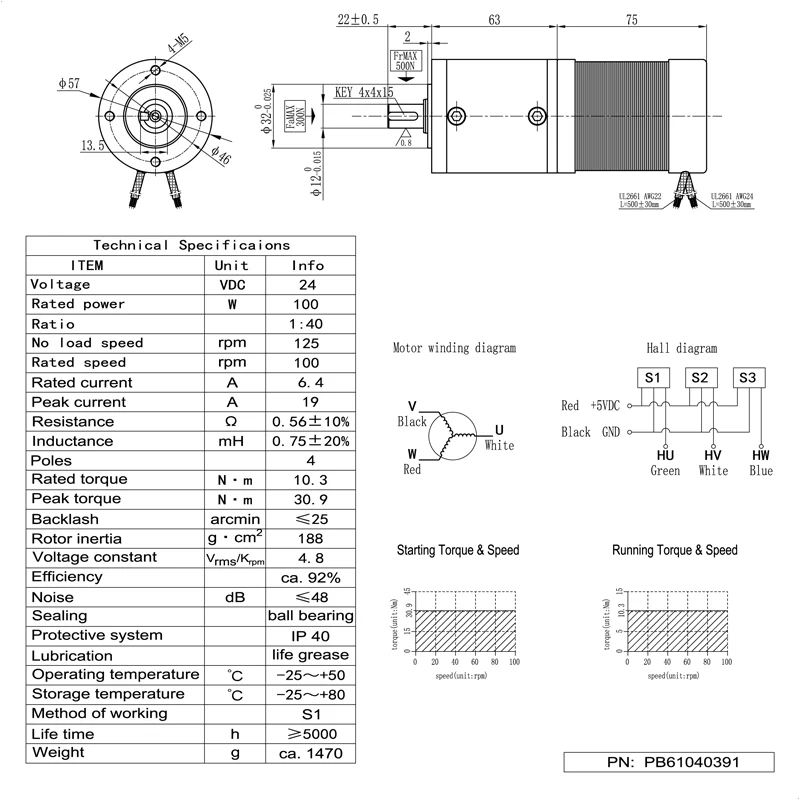 Imagem -05 - sem Escova Relação 40 do Motor da C.c.: Engrenagem Planetária 25 Arcmin do Metal da Caixa de Engrenagens 24v 100w 4000rpm