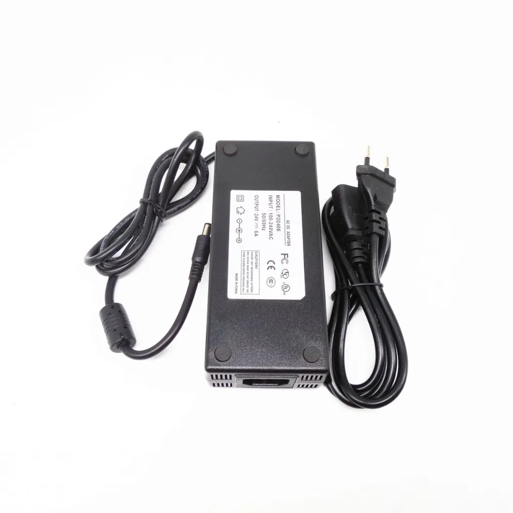 Upgrade TPA3116 2.1 2-channel digital audio power amplifier power adapter DC 24V 6A power supply