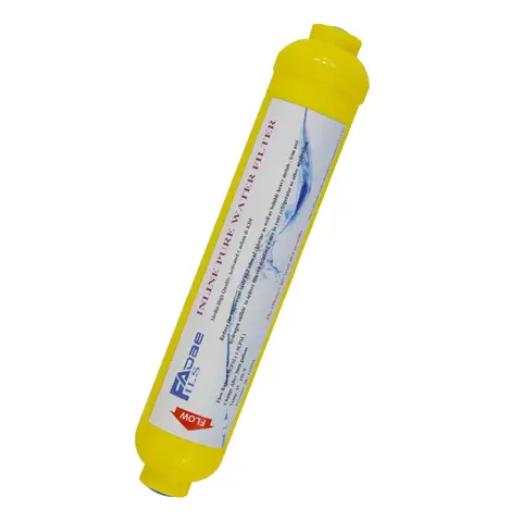 순수한 인라인 KDF/GAC 탄소 정수 필터, 식수로 인한 나쁜 맛, 냄새, 염소 및 중금속을 크게 감소