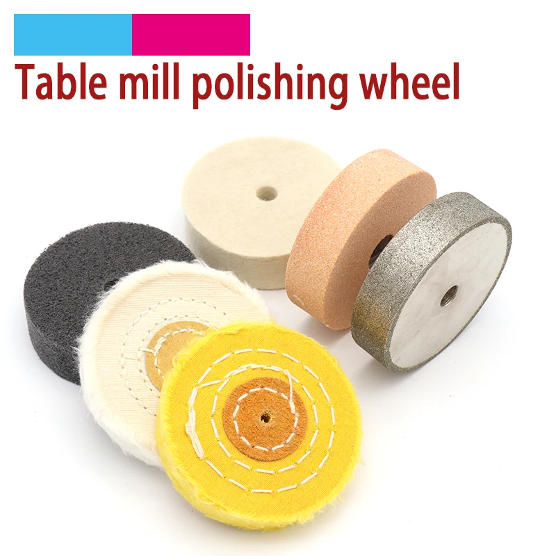 

1pcs 75mm Nylon/Fiber/wool Polishing Wheel Buffing Buffer Pad Grinding Stone Disc Jade Polished Abrasive Tools For Metal Working