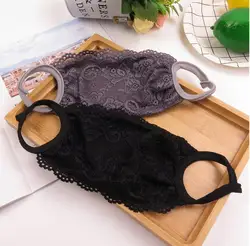 Men Women's thin sunscreen vintage lace masks lady's dust protection riding cotton mouth-muffle R198