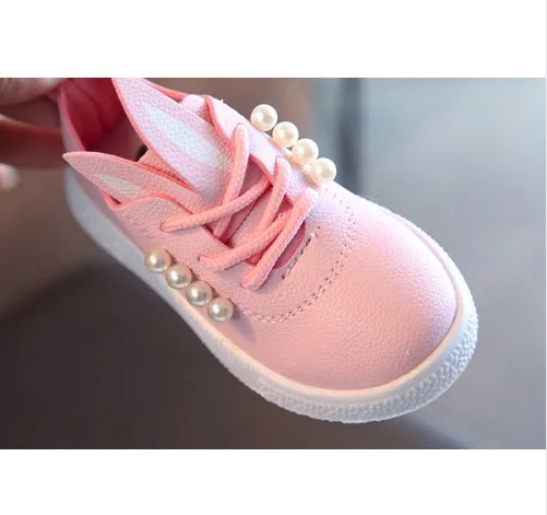 Kinder weihnachten schuhe kleinkind mädchen nette perle kaninchen ohr casual schuhe für kleine mädchen kinder turnschuhe