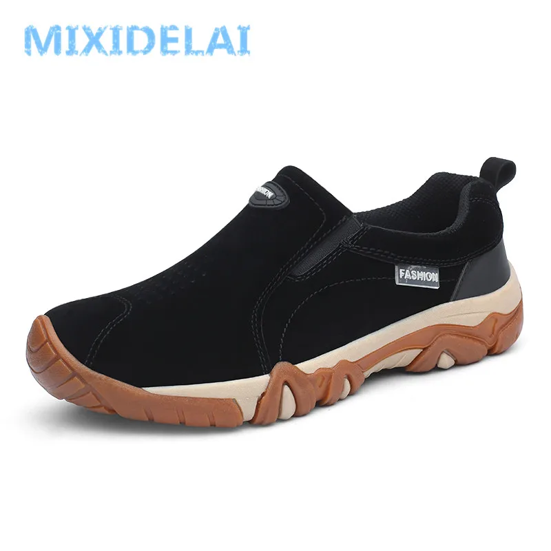 MIXIDELAI 2024 Spring Autumn Men\'s Casual Shoes Outdoor Loafers Sneakers For Men Shoes Male Footwear Walking Comfortable Slip-On