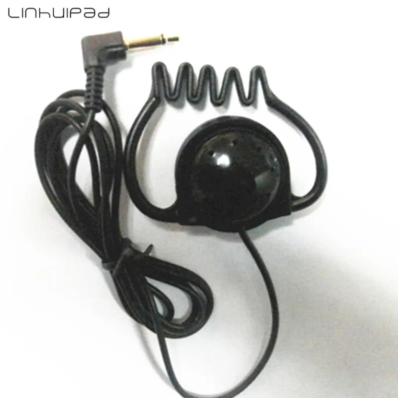 100pcs Single Side MONO Hook Earbud Headphone 1-Bud Earpiece for tour guide system,meeting and translation