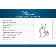 Heart Silver Pendant Necklace for Women #6