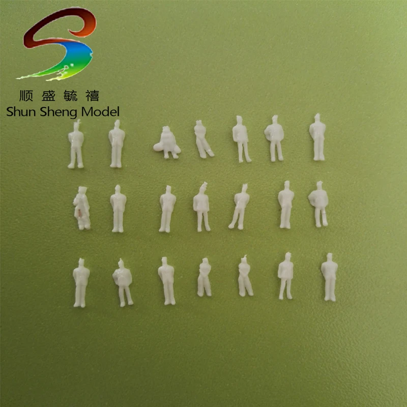 

500pcs scale 1/200white model plastic figure model humans