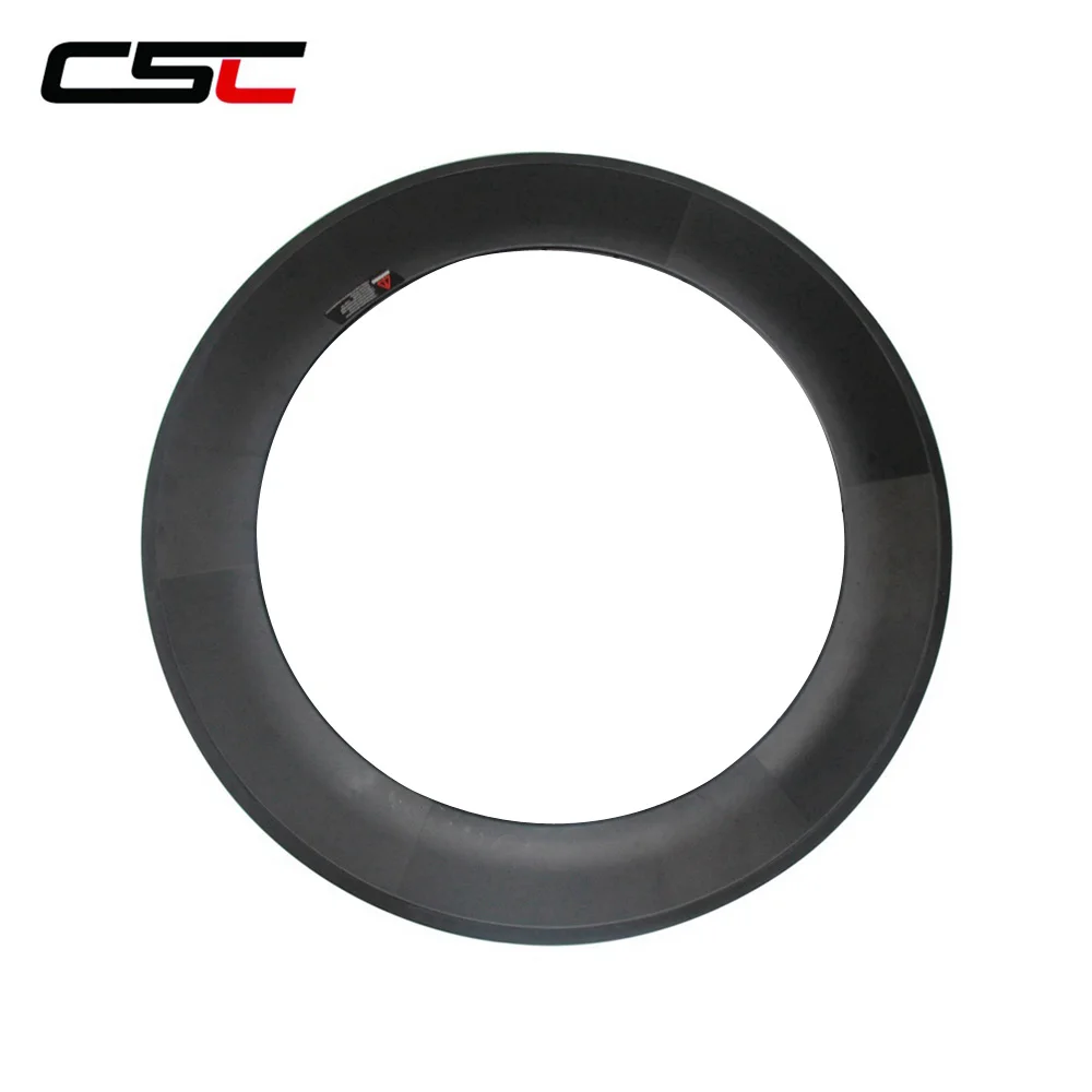 CSC 88mm Depth 23mm Width Carbon Fiber Rim Clincher Type 700C Super Light Road Bike Cycling rimset