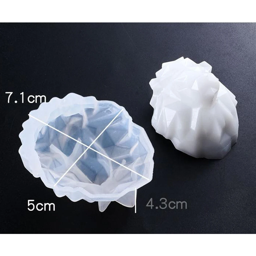 Heart/Rabbit/Wolf Head/Lion DIY Silicone Mold Resin Casting Craft Mould Tool