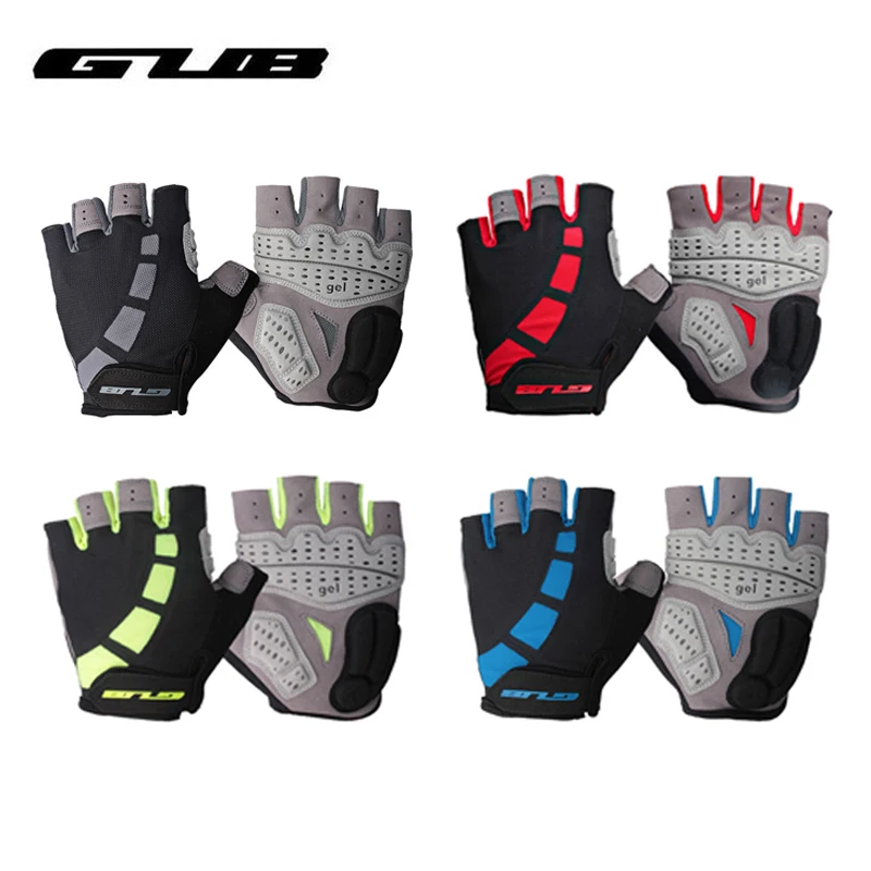 

GUB Cycling Gloves Non-slip MTB Mountain Gel Shockproof Bike Half Finger Gloves Men Women Bicycle Sport Gloves guantes ciclismo