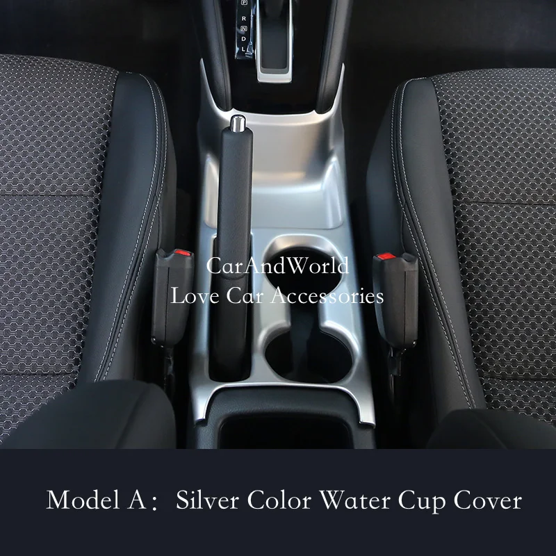 

ABS Chrome/Carbon Fiber For Nissan Kicks 2017-2021 Water Cup Holder Cover Trim Console Gear Frame Panel Interior Car Accessories