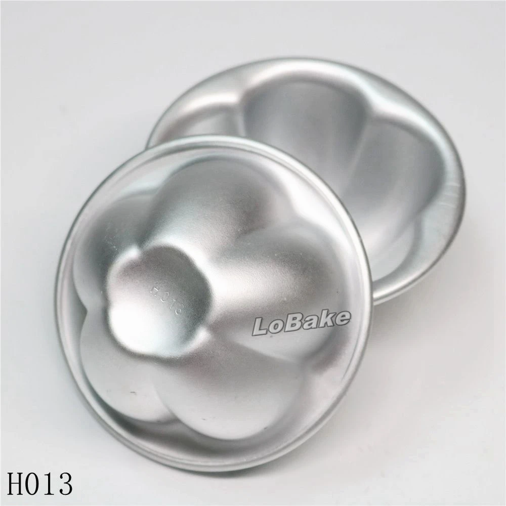 (10pcs/lot) Latest five-petaled flowers shape aluminium cake mould fondant candy pudding chocolate mold for baking supplies